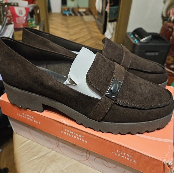 Easy Spirit Waverlie Women's Ornamented Loafers Brown - Picture 3 of 6
